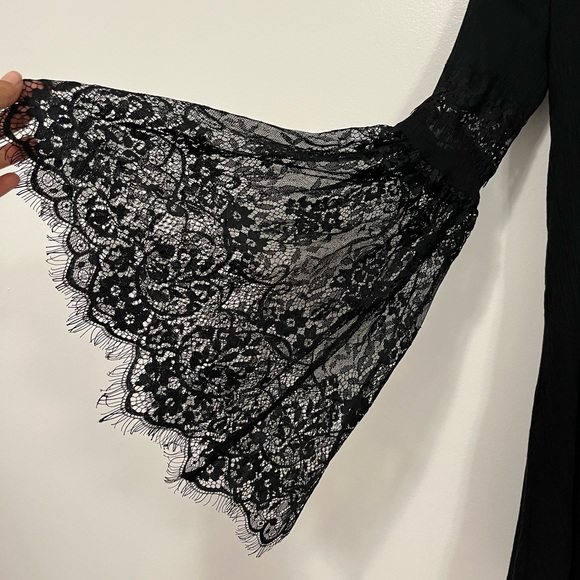 L*Space Swimwear Burning Sun Tunic Black S - Picture 14 of 16